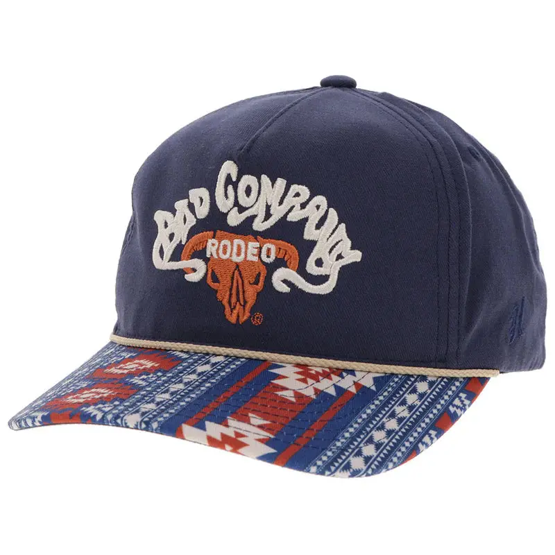 Hooey Bad Company Hat Navy/Aztec - Bc003t-Nvaz 1