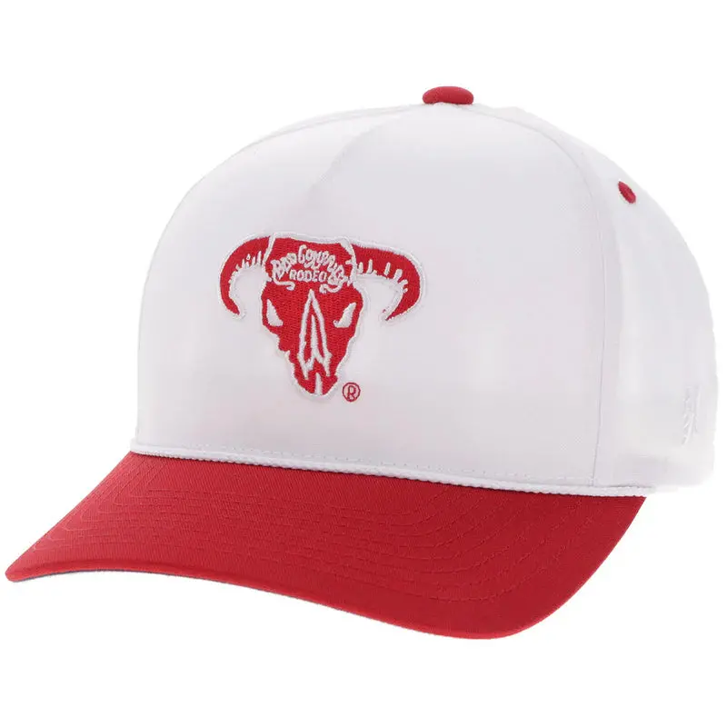 Hooey Bad Company Hat White/Red - Bc001t-Wh 1