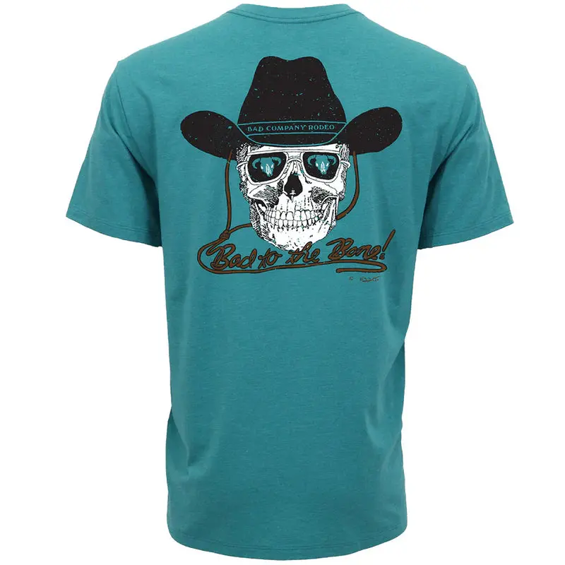 Hooey Bad Company Skull Logo T-Shirt - Ht1835tl 1