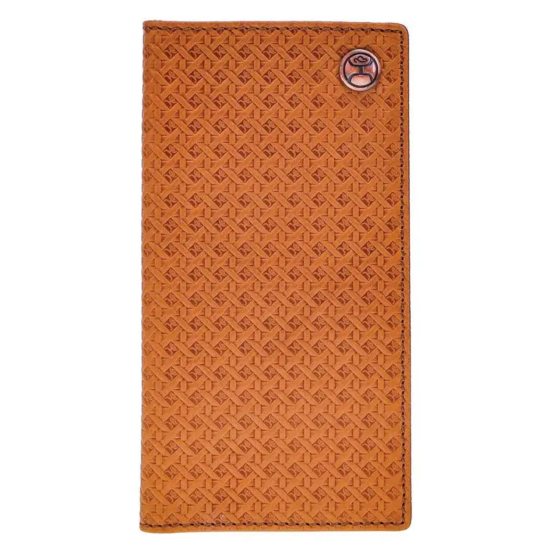 Hooey "Hands Up Basket Weave" Rodeo Wallet Tan - Hw002-Tn 1