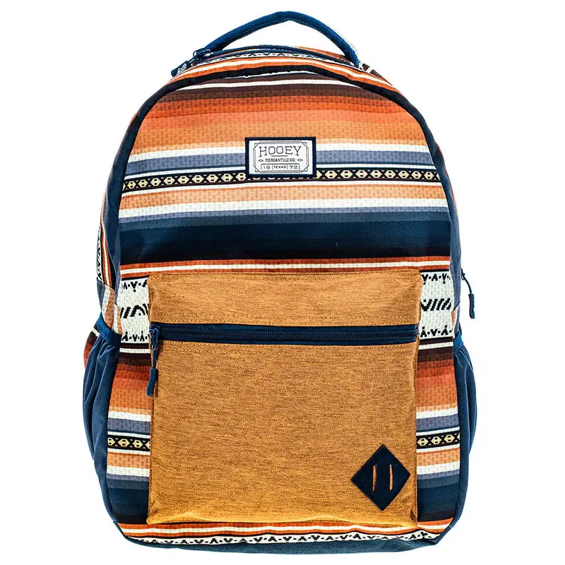 Hooey "Recess" Backpack Navy Blue W/Serape - Bp071blsp 1
