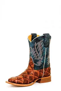 Horse Power Kids Cognac Filet Fo Fish Boots - Hpk1823 1