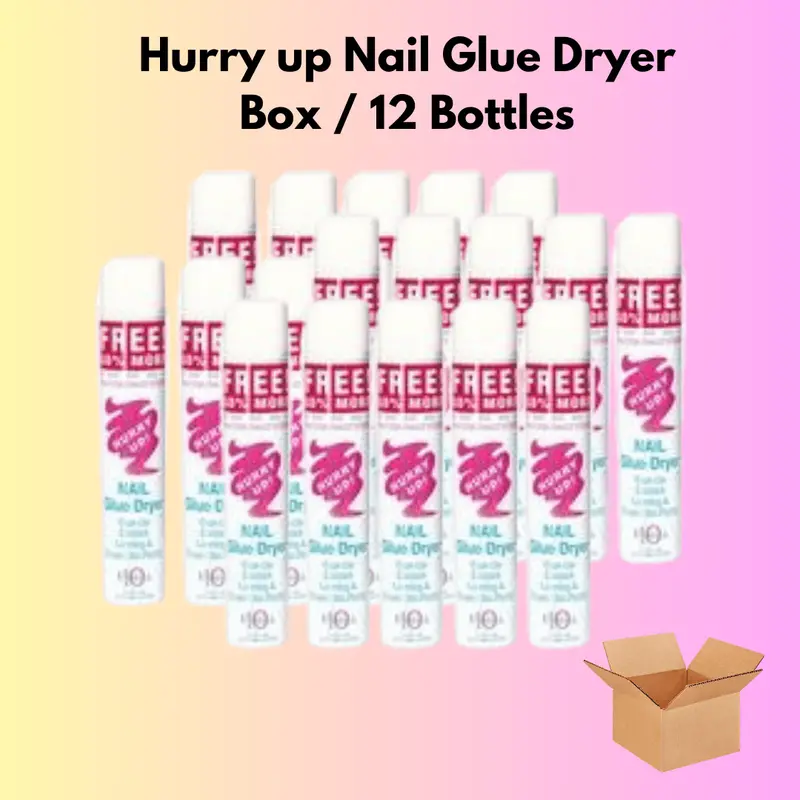 Hurry Up Nail Glue Dryer (Box 12 Bottles) 1