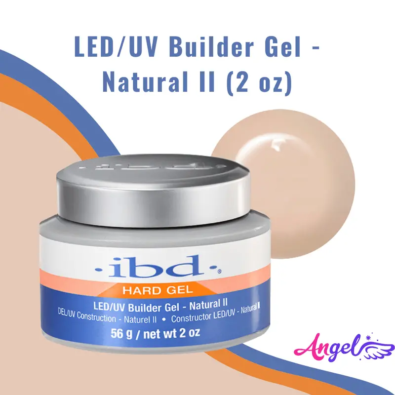 Ibd Led/Uv Builder Gel - Natural Ii (2Oz) 1