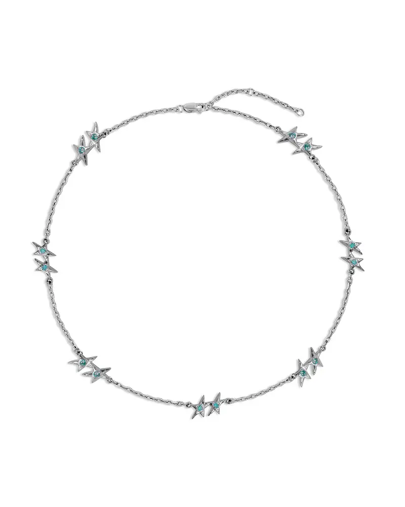 Icon Blue Stone Necklace 1