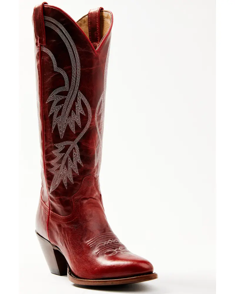 Icon Embroidered Western Tall Boot - Round Toe 1