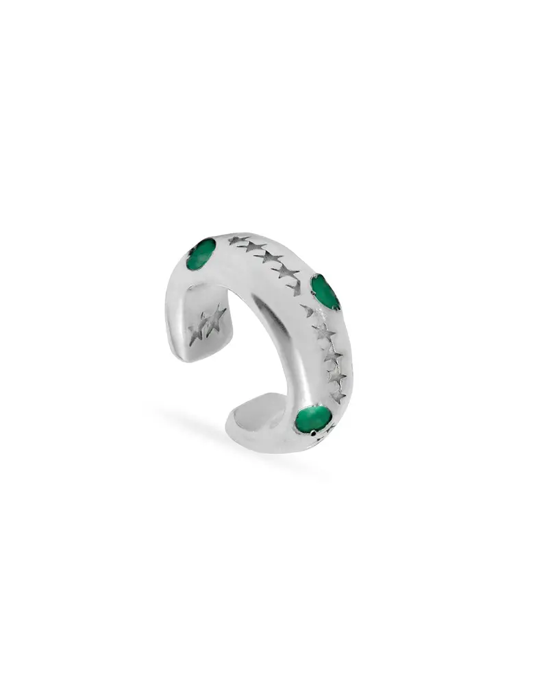 Icon Green Stone Earcuff 1