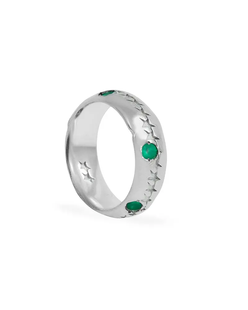 Icon Green Stone Ring 1