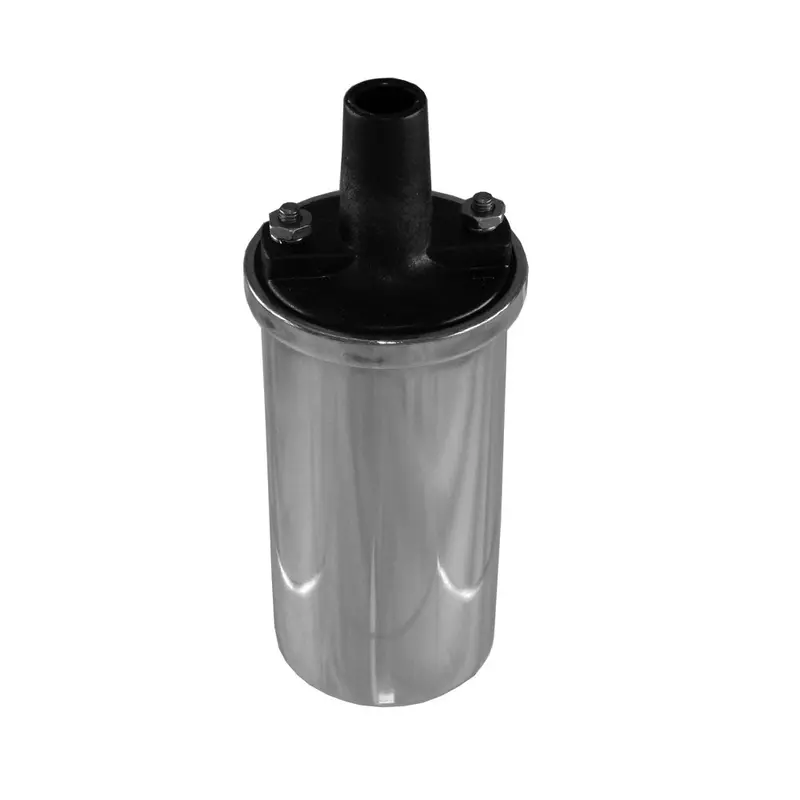 Ignition Coil, 45,000 Volt, 1958-91 Amc, Rambler, Jeep V-8 (Black Or Chrome Coil) 1