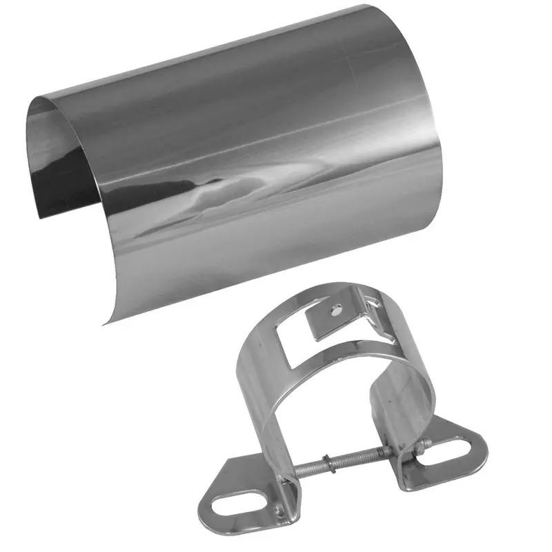 Ignition Coil Cover Kit, Chrome, 1966-91 Amc/Jeep V-8 1