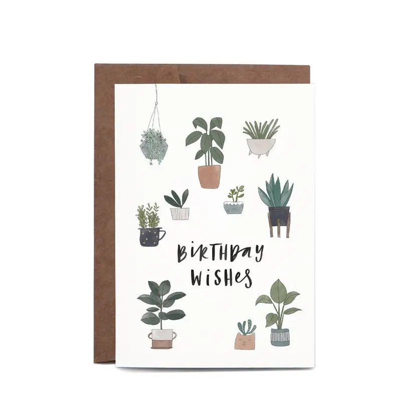 In The Daylight - Card - Birthday - Potted Plants 1