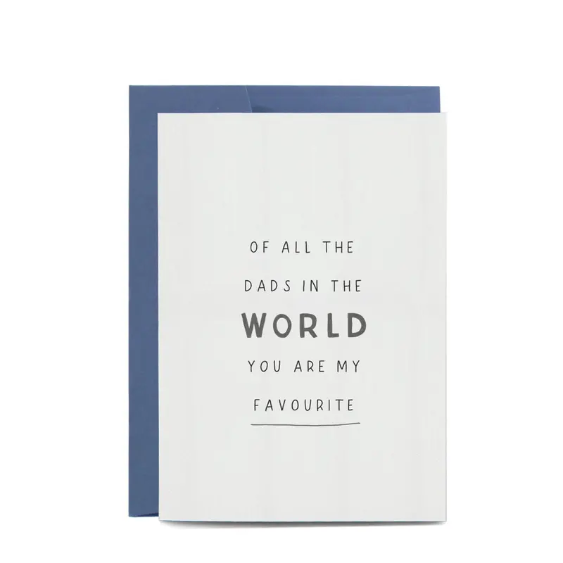 In The Daylight - Card - Favourite Dad <Outgoing> 1