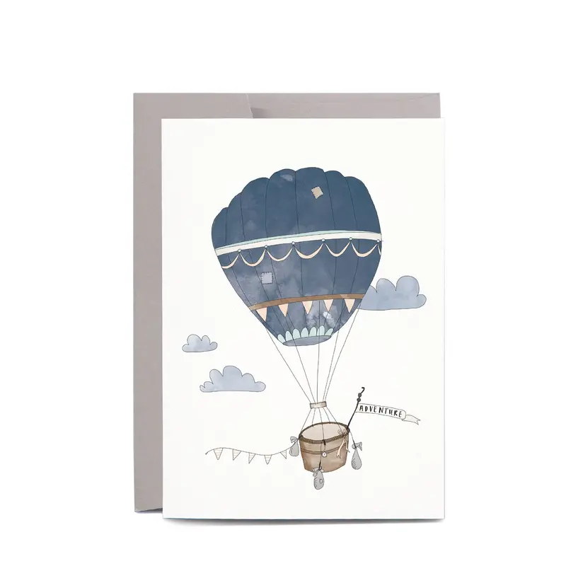 In The Daylight - Card - Hot Air Balloon 1