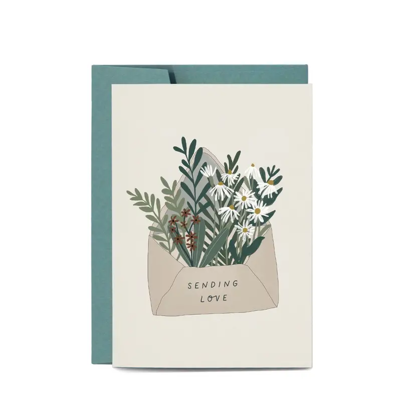 In The Daylight - Card - Love - Sending Love Envelope Flowers 1