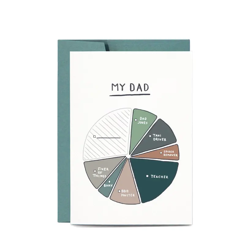 In The Daylight - Card - My Dad (A Pie Chart) <Outgoing> 1