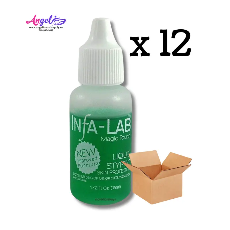 Infa Lab Styptic Liquid Stop Bleeding (Box/12Pcs) 1
