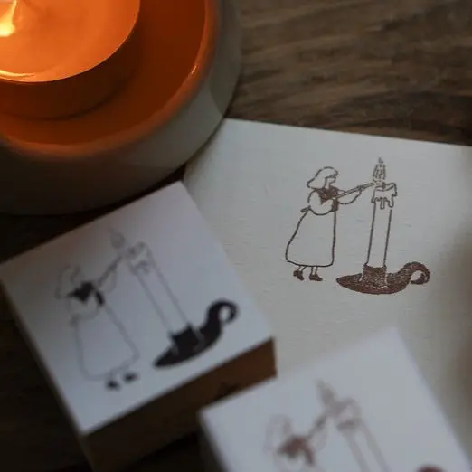 Ivy Snow - Stamp - Candle Light 1
