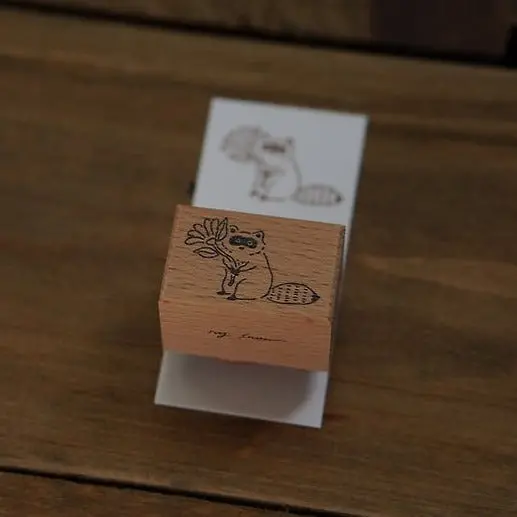 Ivy Snow - Stamp - Raccoon 1