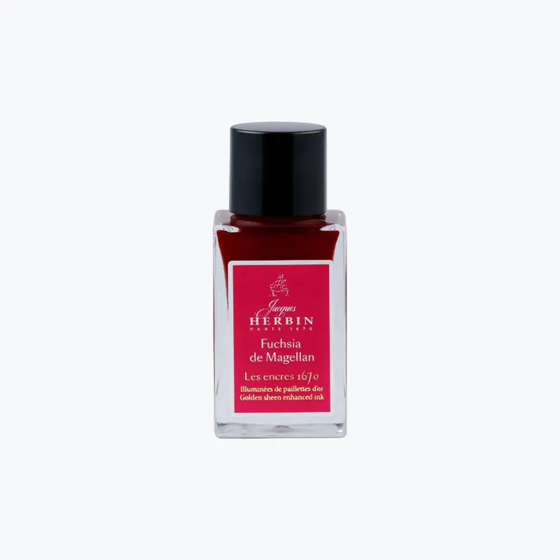 J. Herbin - Fountain Pen Ink - 1670 - 15Ml - Fuchsia De Magellan 1