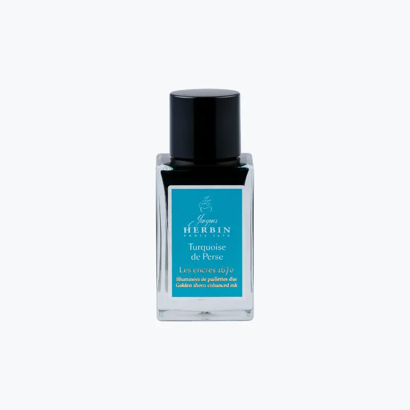 J. Herbin - Fountain Pen Ink - 1670 - 15Ml - Turquoise De Perse 1