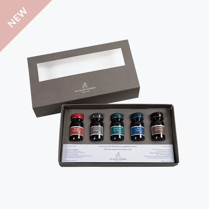 J. Herbin - Fountain Pen Ink - 1670 - Anniversary Ink Gift Set 1
