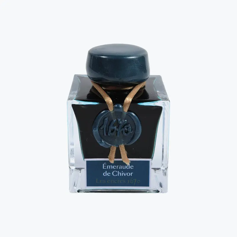 J. Herbin - Fountain Pen Ink - 1670 - Émeraude De Chivor (Emerald Of Chivor) 1