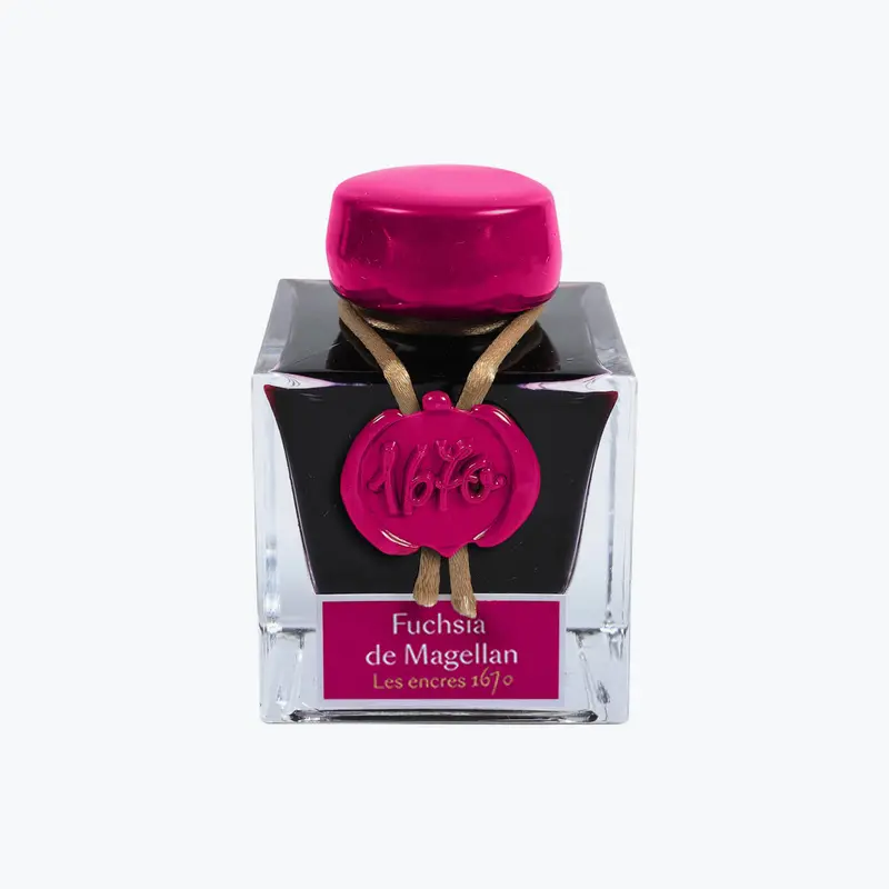 J. Herbin - Fountain Pen Ink - 1670 - Fuchsia De Magellan (Hardy Fuchsia) 1