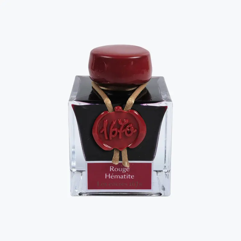 J. Herbin - Fountain Pen Ink - 1670 - Rouge Hématite (Scarlet Red) 1