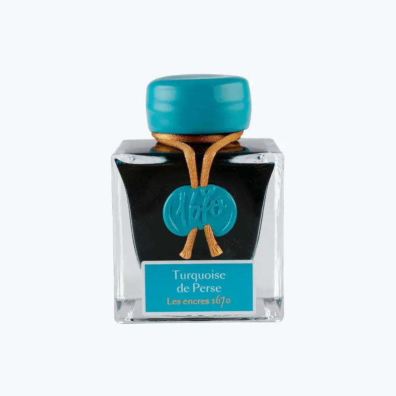 J. Herbin - Fountain Pen Ink - 1670 - Turquoise De Perse 1