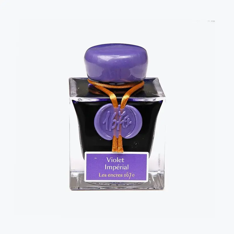 J. Herbin - Fountain Pen Ink - 1670 - Violet Impérial (Imperial Violet) 1