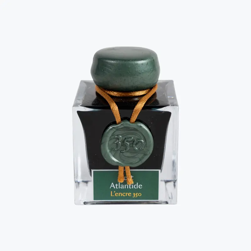 J. Herbin - Fountain Pen Ink - 350Th Anniversary - Vert Atlantide (Limited Edition) 1
