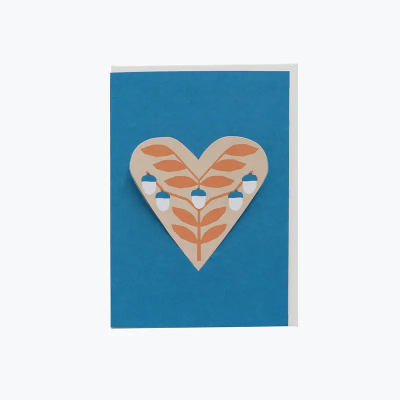 Jurianne Matter - Card - Acorns - Blue 1
