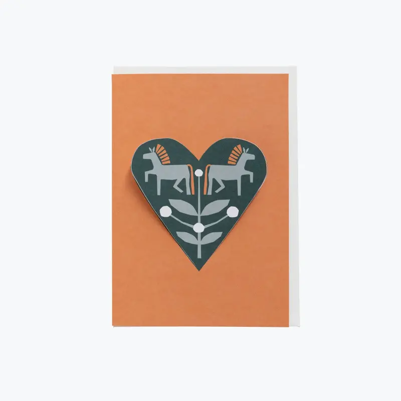 Jurianne Matter - Card - Horses - Brick 1