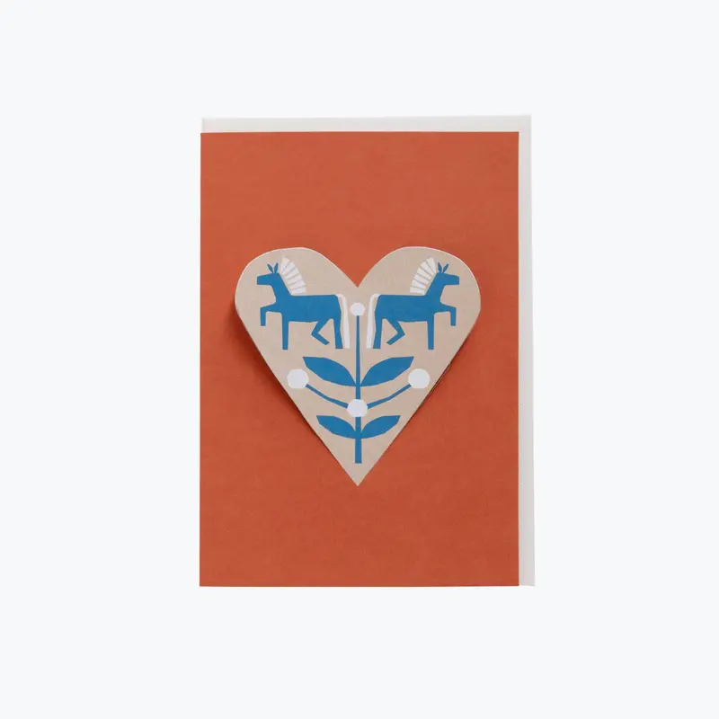 Jurianne Matter - Card - Horses - Red 1