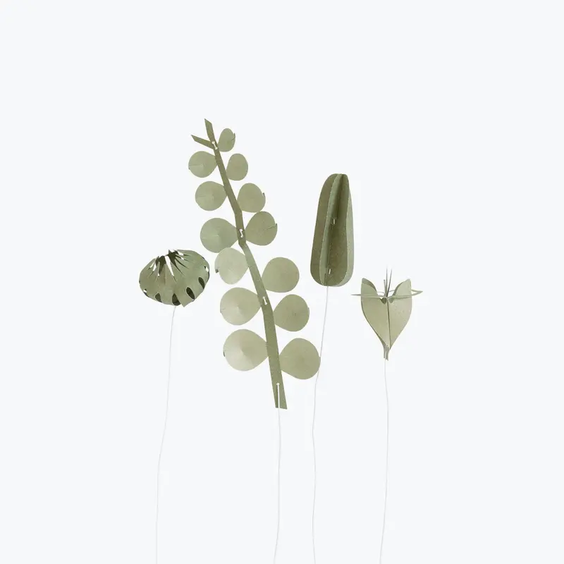 Jurianne Matter - Ornament - Flowers - Field - Small Greens 1