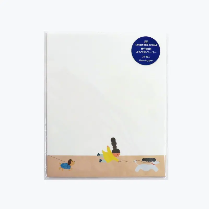 Kamiiso - Letter Writing Paper - Heidi Valkola - Dog Walk 1