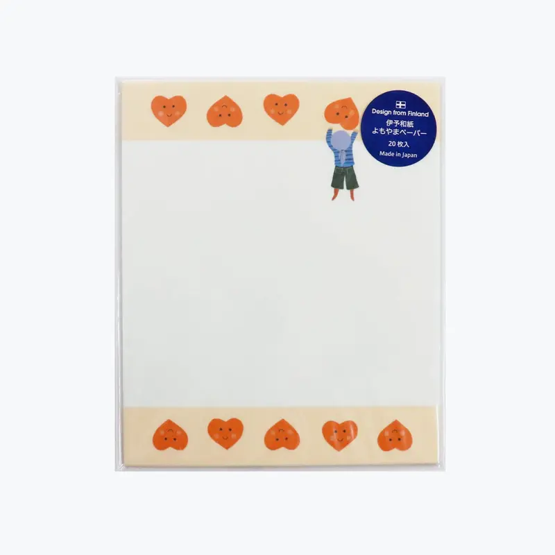 Kamiiso - Letter Writing Paper - Heidi Valkola - Hearts 1