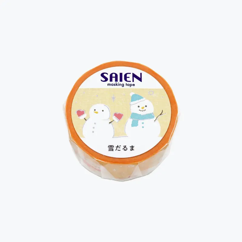 Kamiiso - Washi Tape - 2025 Christmas - Snowman 1