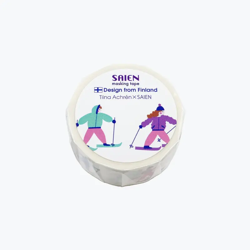 Kamiiso - Washi Tape - Finland - Skiing 1