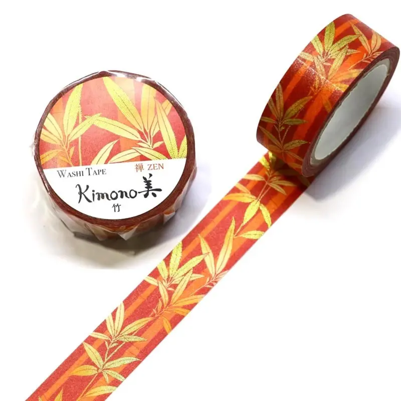 Kamiiso - Washi Tape - Kimono - Bamboo 1