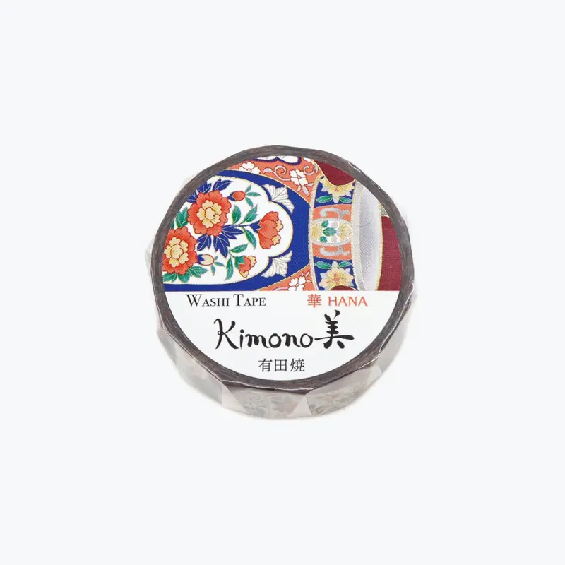 Kamiiso - Washi Tape - Kimono Beauty - Arita Ware 1