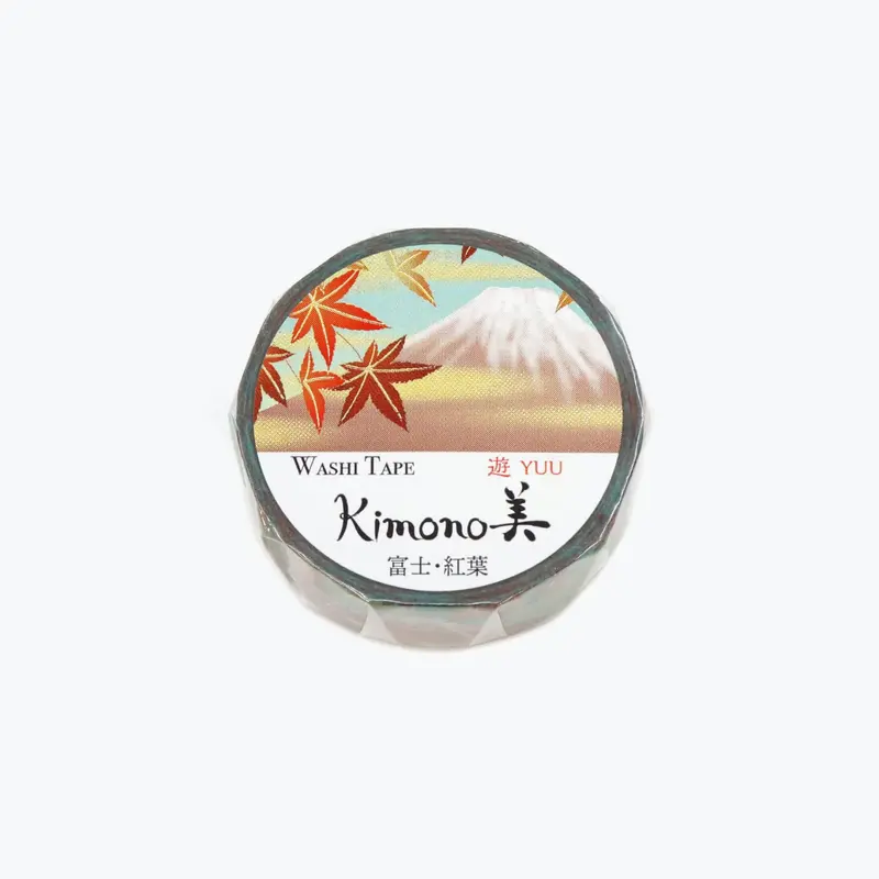 Kamiiso - Washi Tape - Kimono Beauty - Autumn Leaves 1