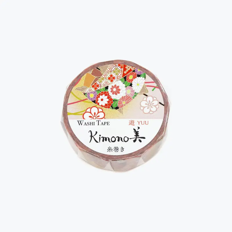 Kamiiso - Washi Tape - Kimono Beauty - Connection 1