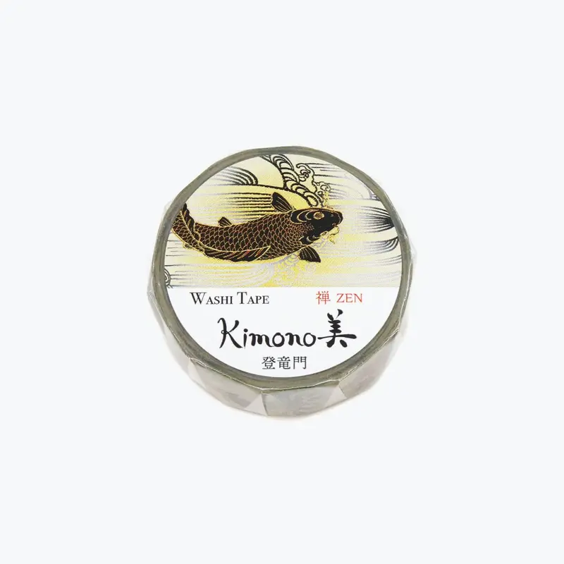 Kamiiso - Washi Tape - Kimono Beauty - Dragon Gate 1