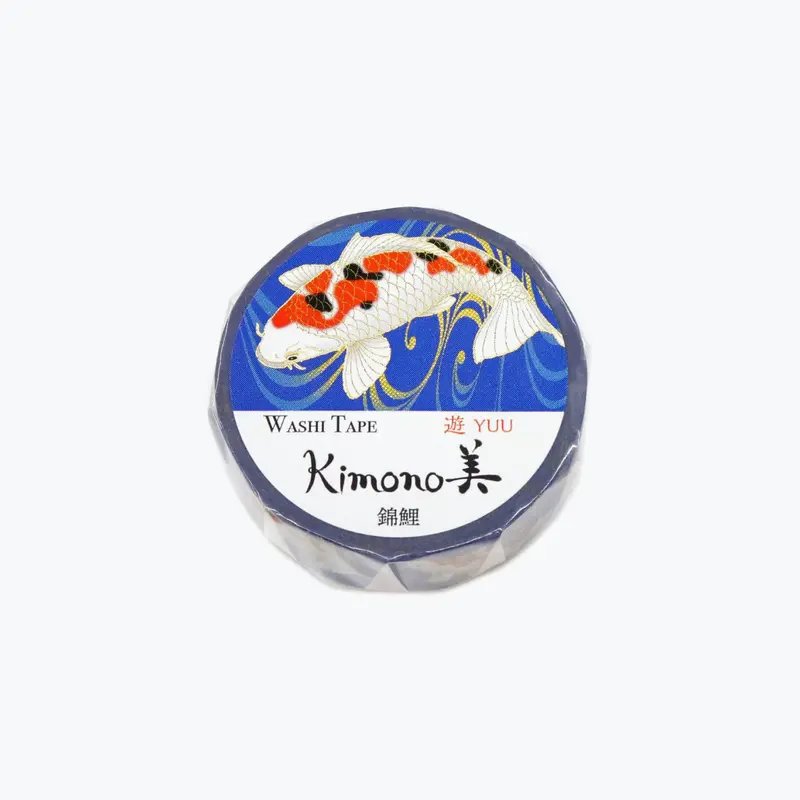 Kamiiso - Washi Tape - Kimono Beauty - Nishikigoi 1