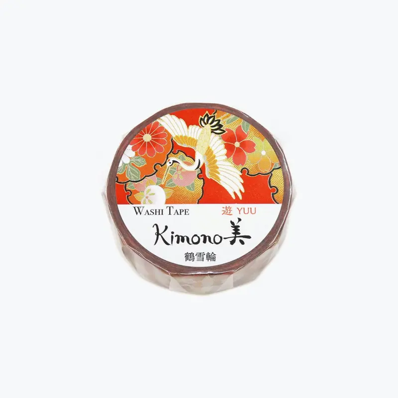 Kamiiso - Washi Tape - Kimono Beauty - Snow Rings 1