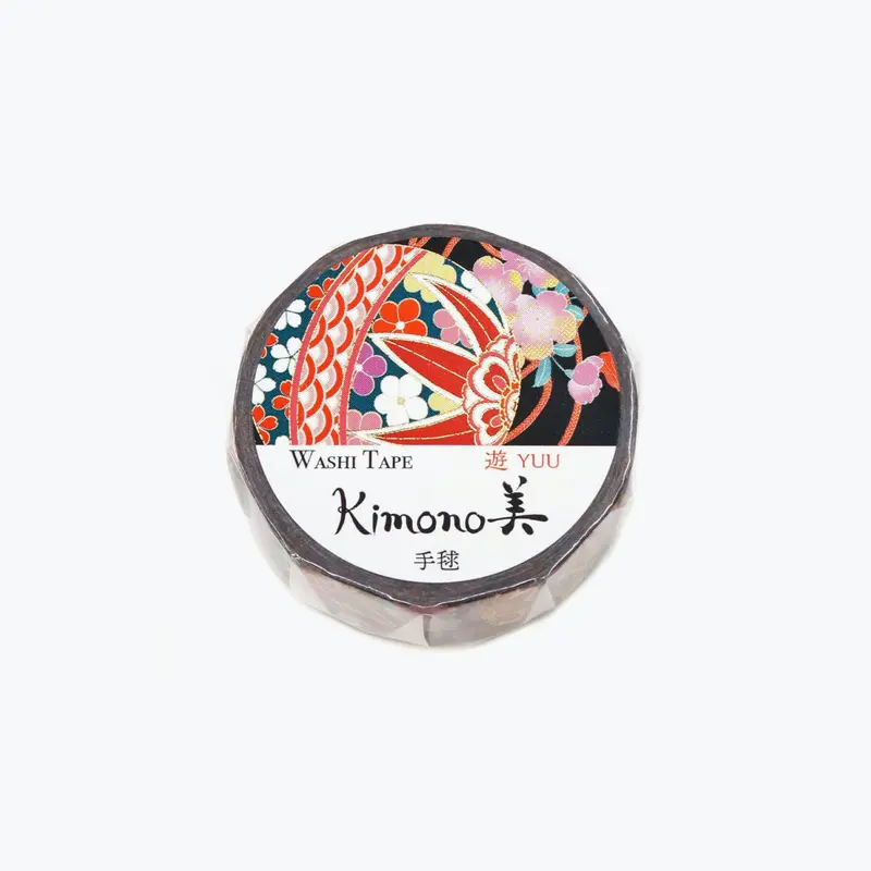 Kamiiso - Washi Tape - Kimono Beauty - Temari 1