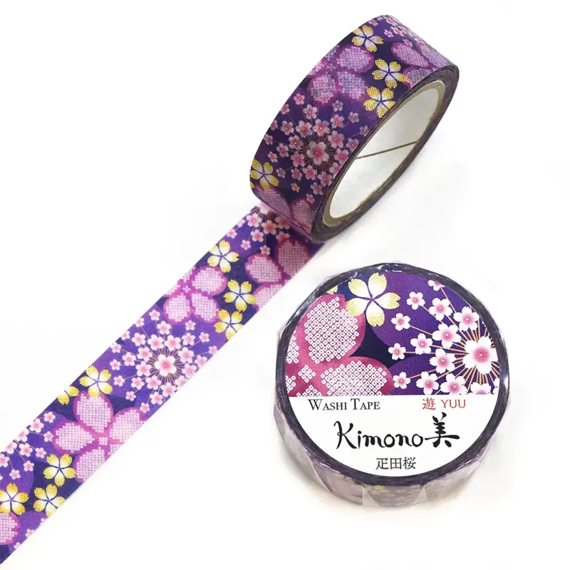 Kamiiso - Washi Tape - Kimono Iii - Sakura Hikita 1