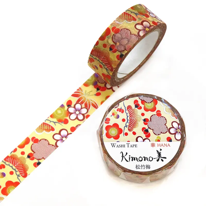 Kamiiso - Washi Tape - Kimono Iii - Shochikubai 1
