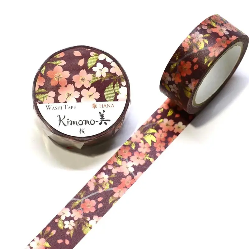 Kamiiso - Washi Tape - Kimono - Sakura 1